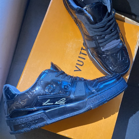 Louis Vuitton LV Trainer Transparent Low-Top Sneakers Black - Picture 2 of 7